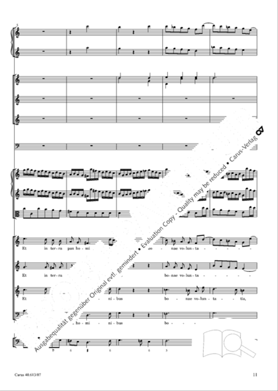 Mass in C (Missa in C) Mass in C (Missa in C) 4-Part scores gallery preview page 18
