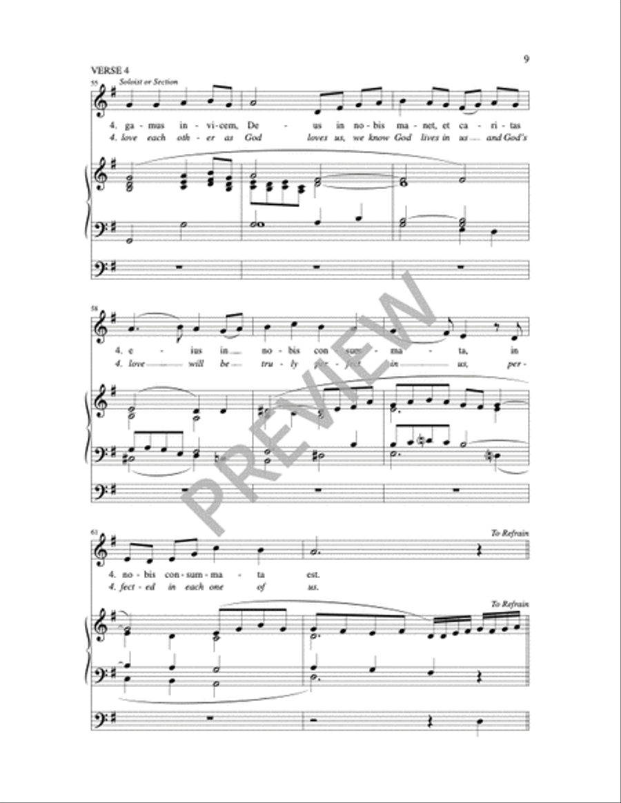 Deus Caritas Est 4-Part scores gallery preview page 11