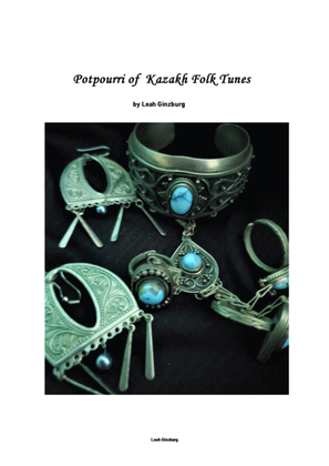Book cover for Potpourri of Kazakh Folk Songs (Nostalgia) by Leah Ginzburg