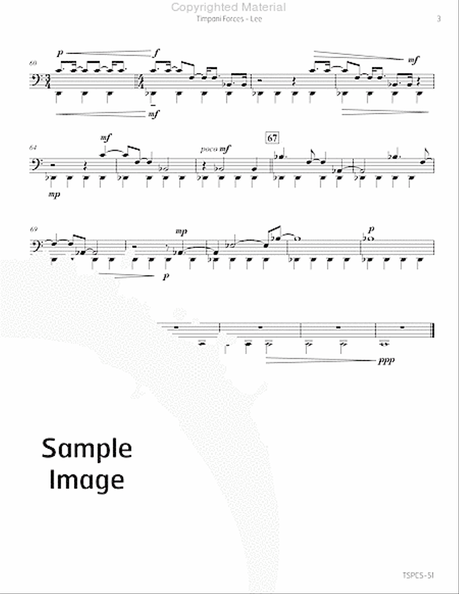 Timpani Forces Timpani Forces Percussion scores gallery preview page 6