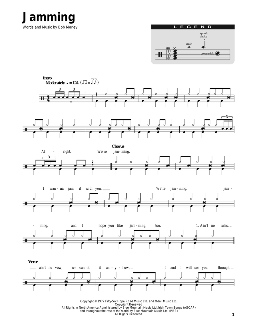Jamming Drum Set scores gallery preview page 1