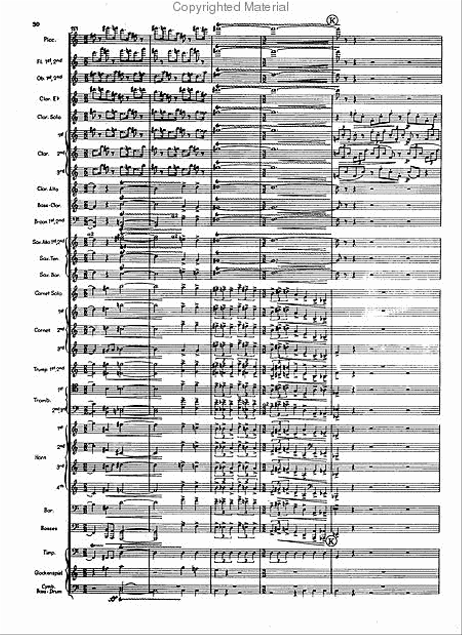 Symphony in B-flat Major for Concert Band Concert Band scores gallery preview page 5