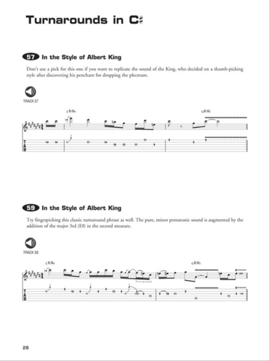 75 Blues Turnarounds 75 Blues Turnarounds Electric Guitar scores gallery preview page 3