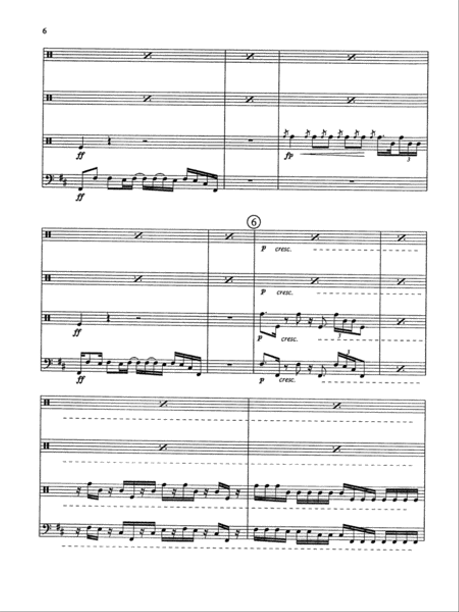 4/4 for Four: Score Percussion Ensemble scores gallery preview page 6