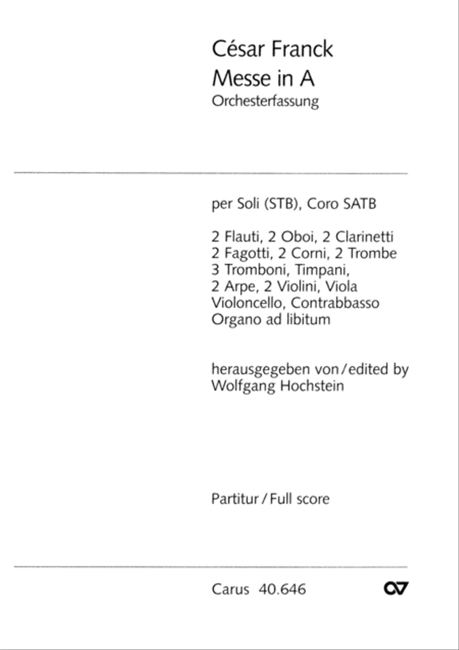 Mass in A Major (2 versions) STB scores gallery preview page 2