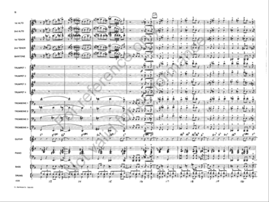 External Combustion Jazz Ensemble scores gallery preview page 17