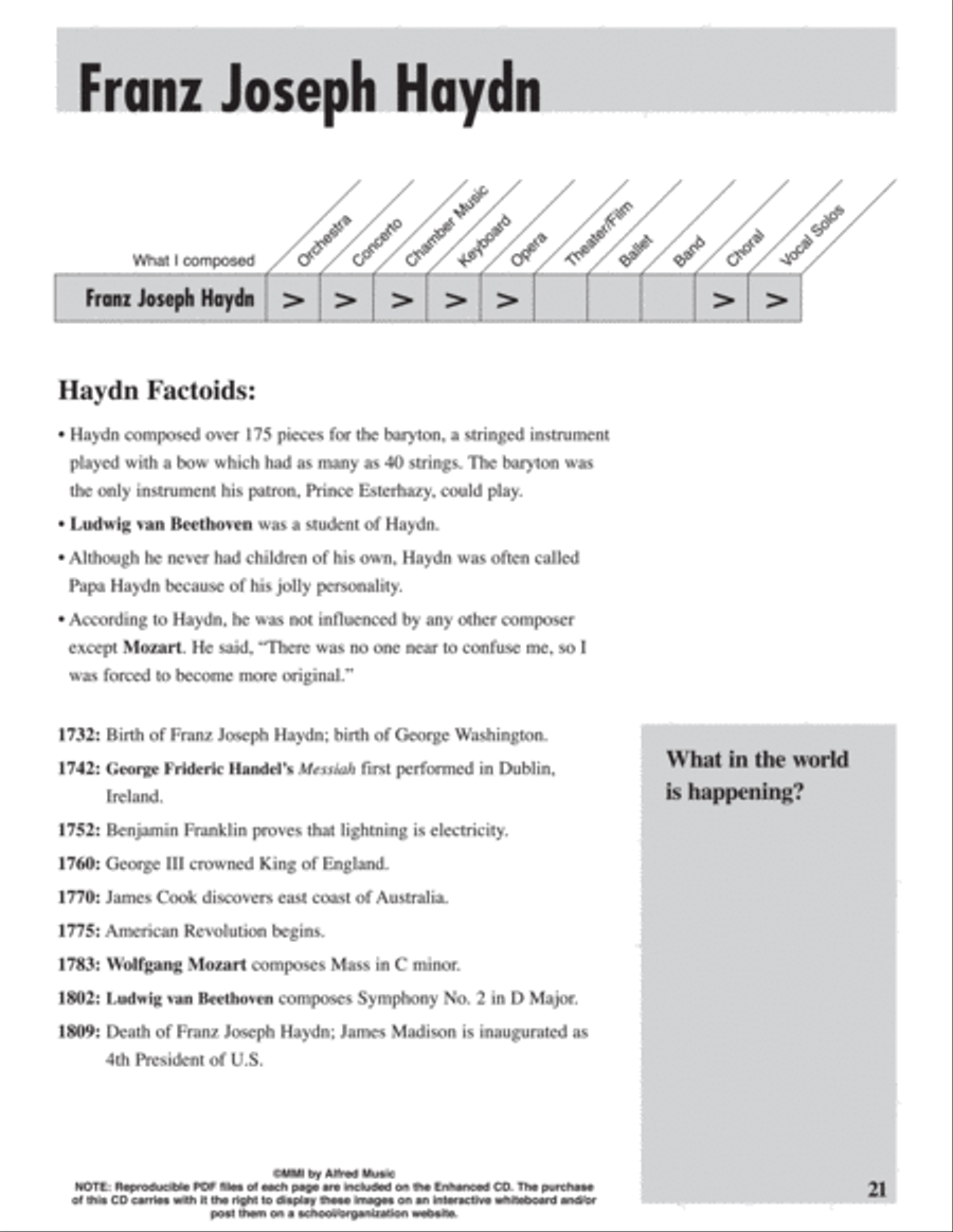 Accent on Composers CD scores gallery preview page 10