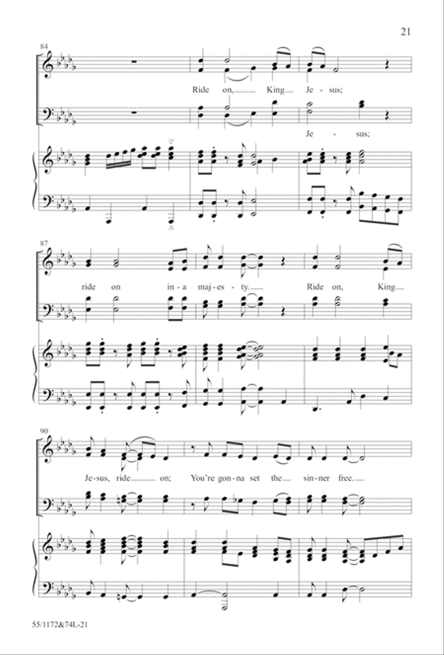 The Easter Story The Easter Story 4-Part scores gallery preview page 22