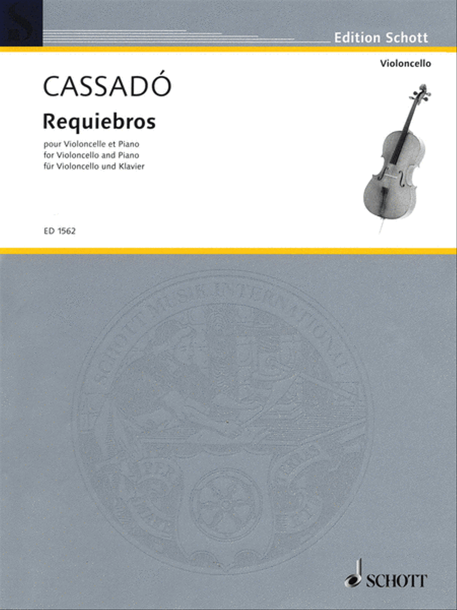 Requiebros Piano Accompaniment scores gallery preview page 1