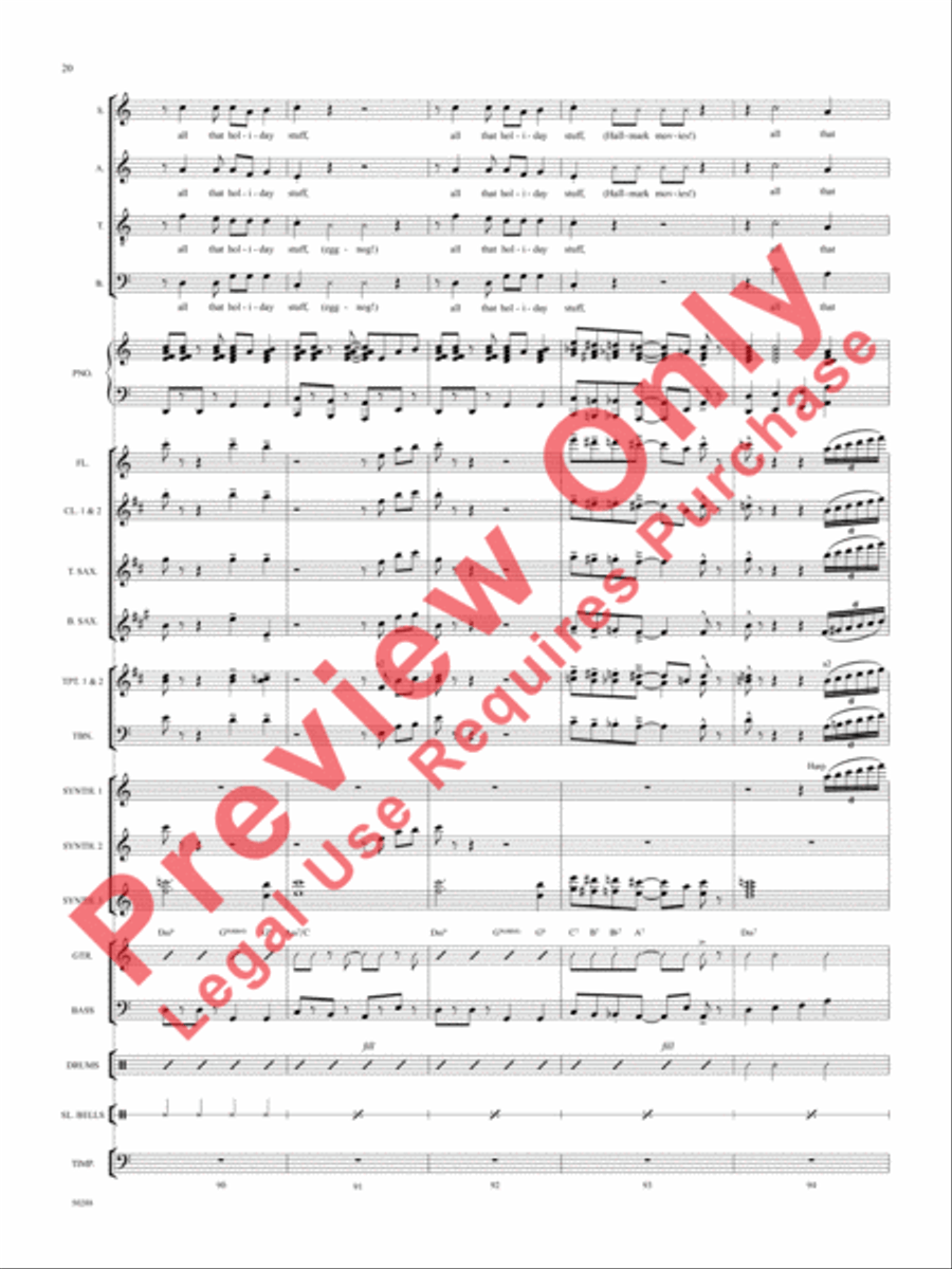 All That Holiday Stuff! All That Holiday Stuff! Choir scores gallery preview page 21