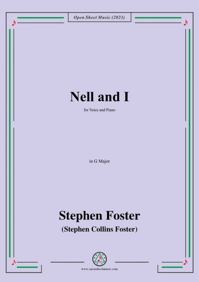 S. Foster-Nell and I,in G Major