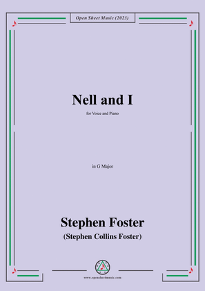 Book cover for S. Foster-Nell and I,in G Major