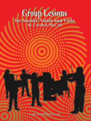 Book cover for Group Lessons for Suzuki Violin and Viola