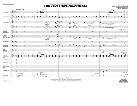 The Jedi Steps and Finale (from Star Wars: The Force Awakens) - Conductor Score (Full Score)