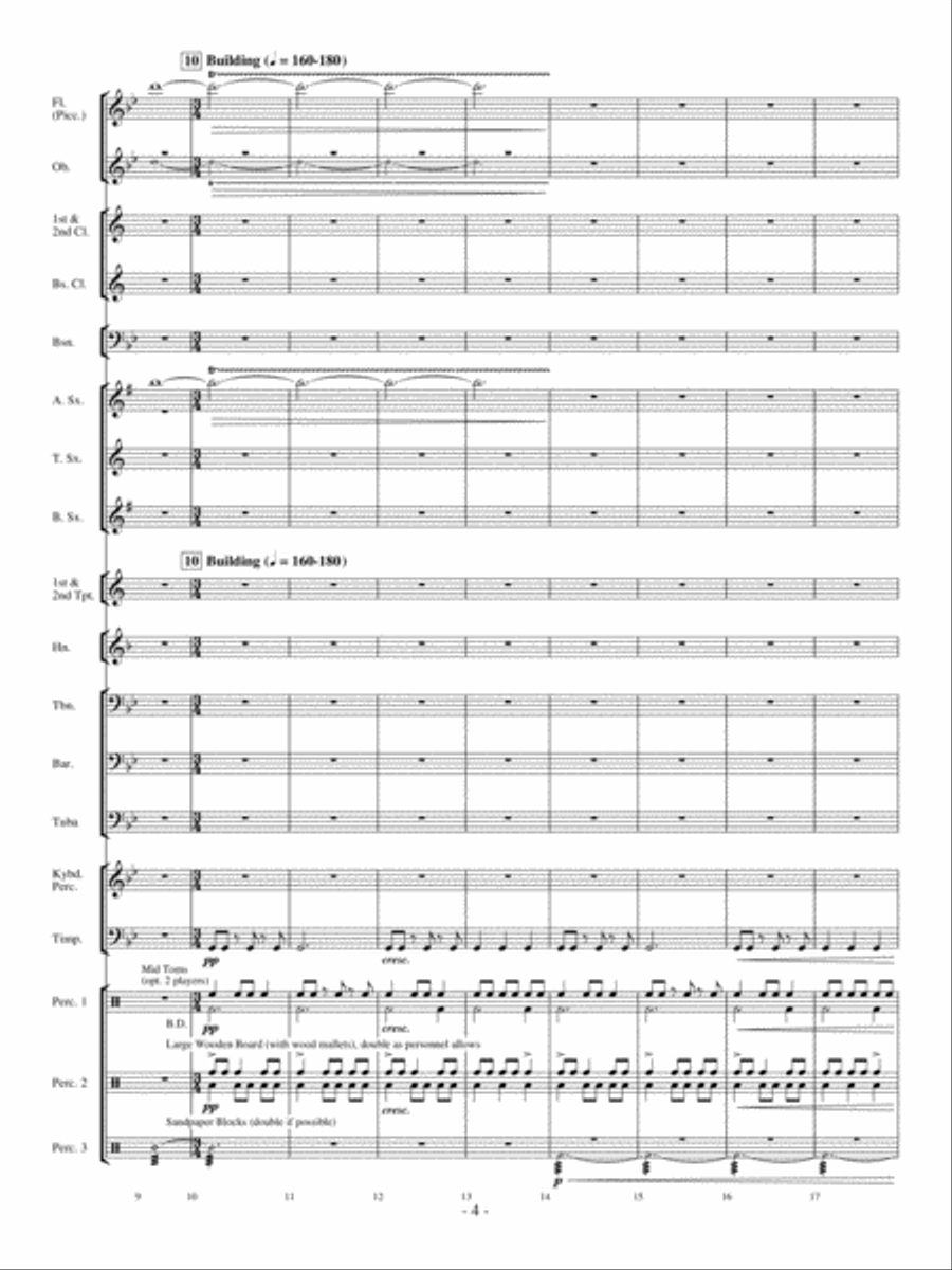 Celtic Bell Carol Concert Band scores gallery preview page 3