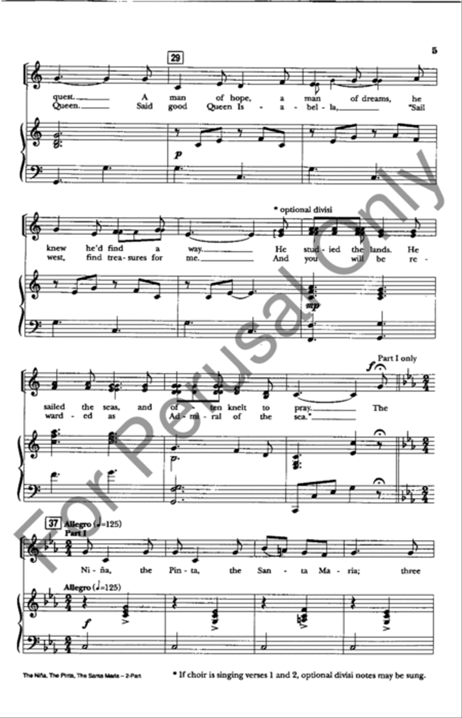 The Nina Pinta Santa Maria SA scores gallery preview page 4
