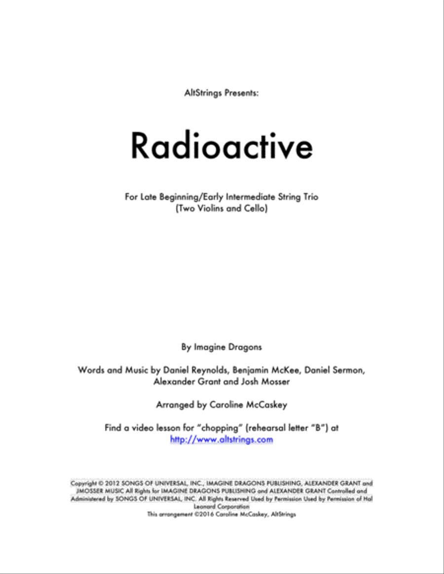 Radioactive String Trio scores gallery preview page 1