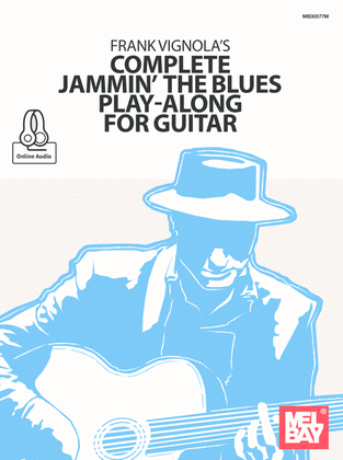 Book cover for Frank Vignola's Complete Jammin' the Blues Play-Along for Guitar