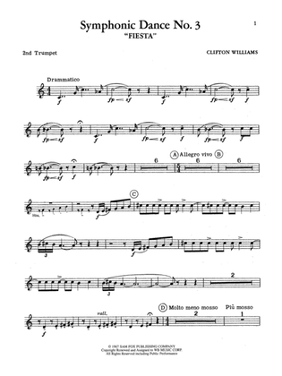 Symphonic Dance No. 3 ("Fiesta"): 2nd B-flat Trumpet