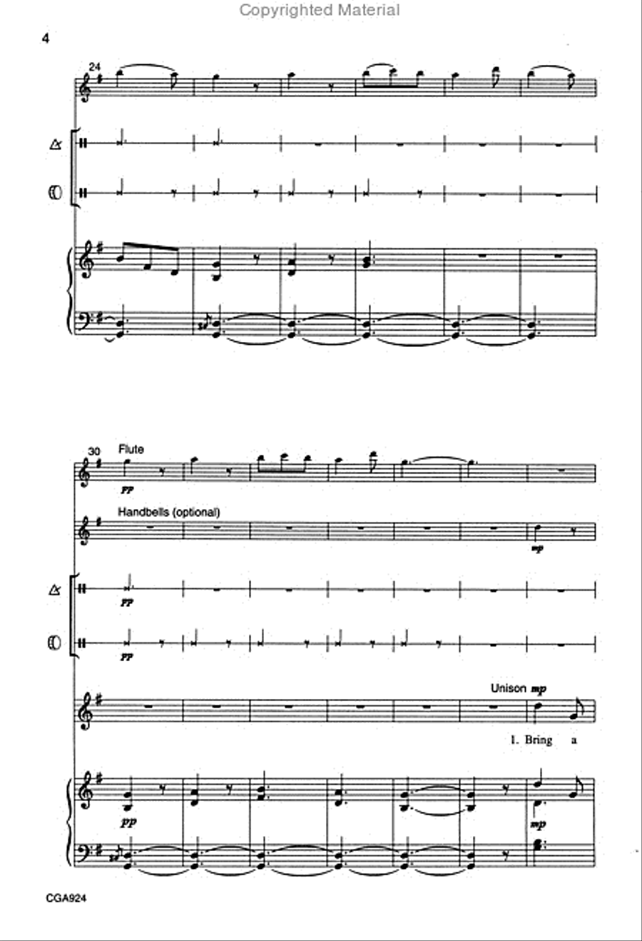 Bring a Torch, Jeannette, Isabella (Two-part) 2-Part scores gallery preview page 4