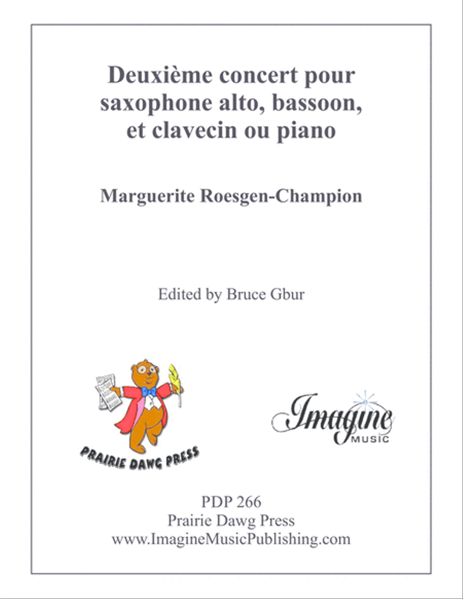 Concerto #2 Alto Saxophone scores gallery preview page 2
