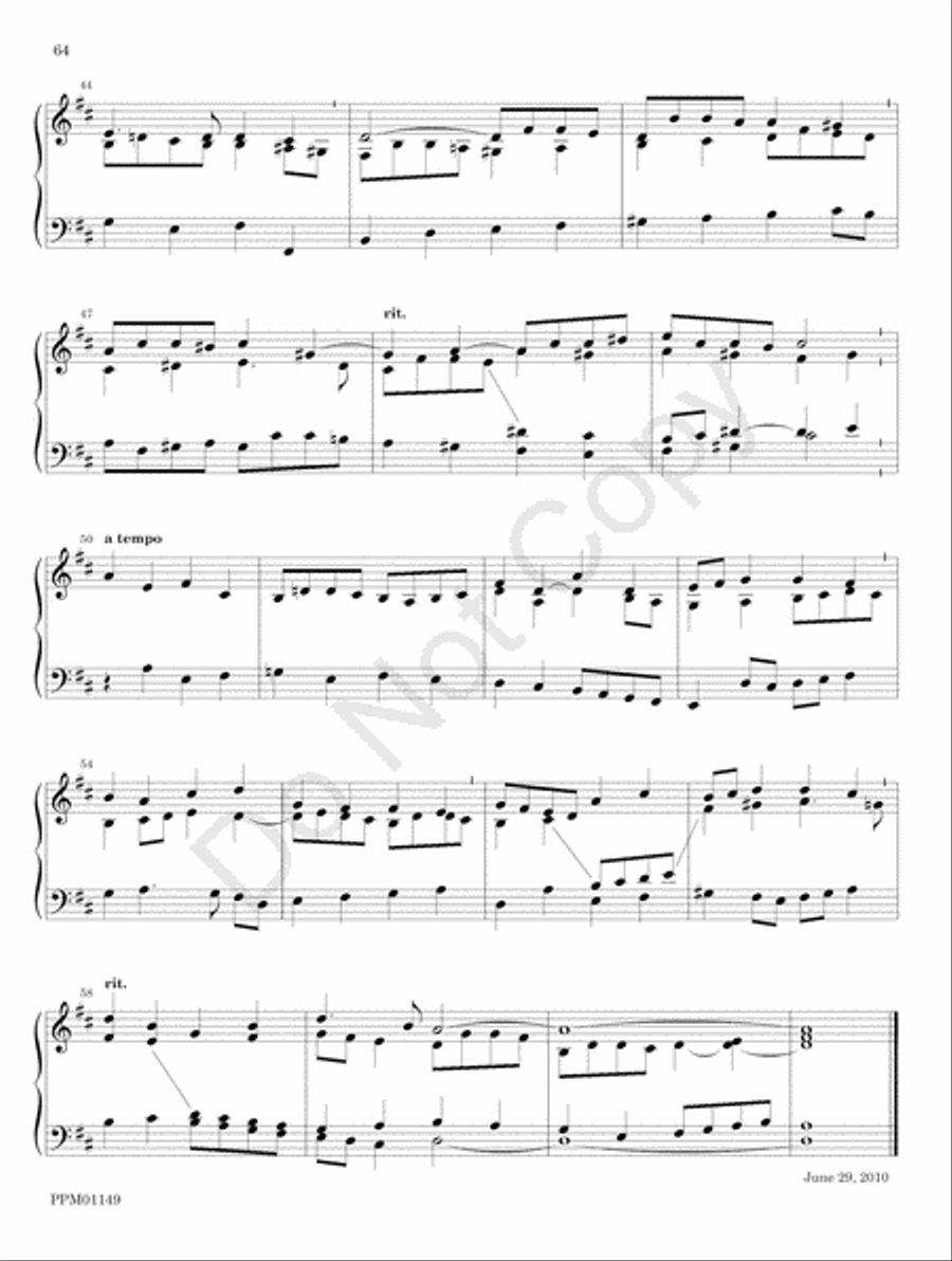 Organ Works for the Church Year Organ scores gallery preview page 70