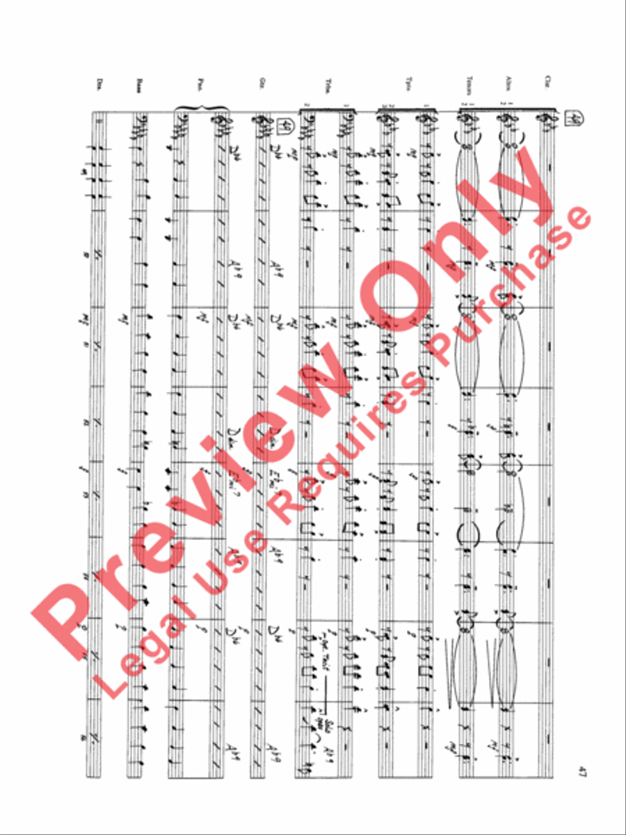Original Big Band Sounds Big Band scores gallery preview page 48