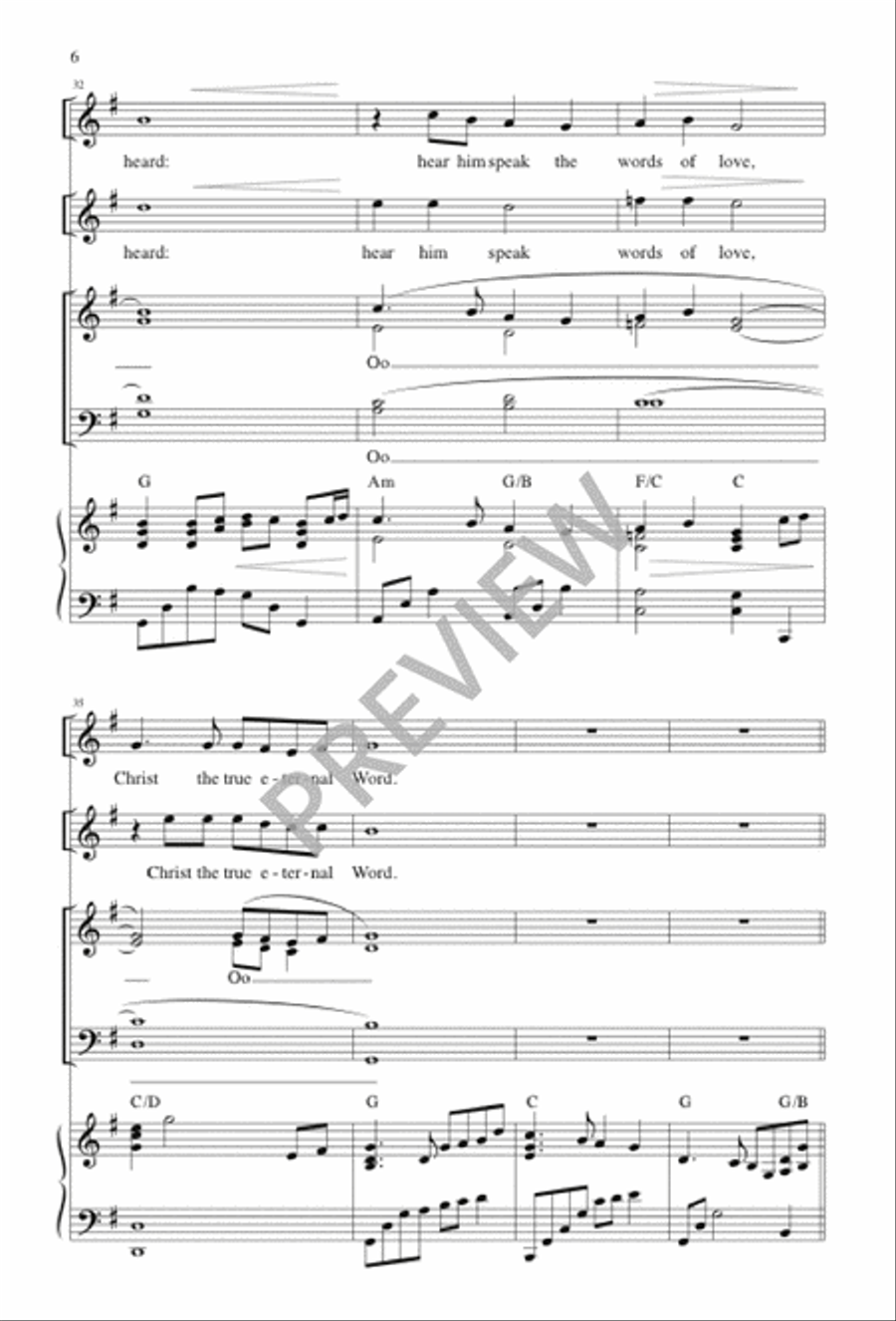 Child of Mary 4-Part scores gallery preview page 6