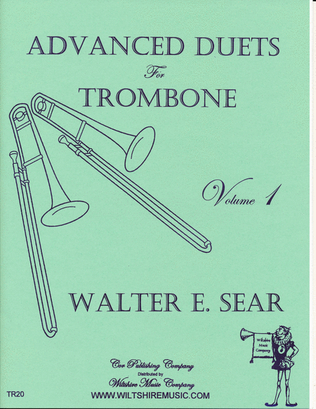 Book cover for Advanced Duets for Trombone
