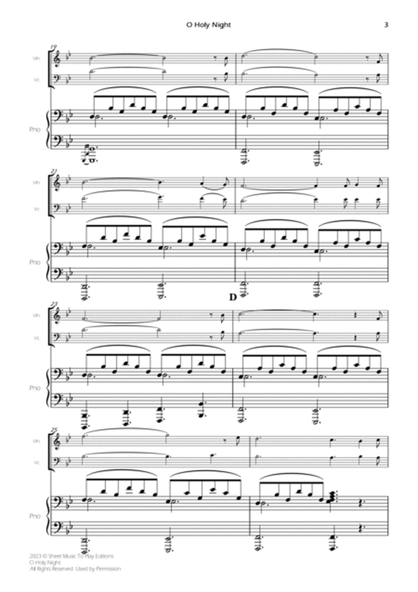 O Holy Night - Piano Trio (Full Score and Parts) image number null