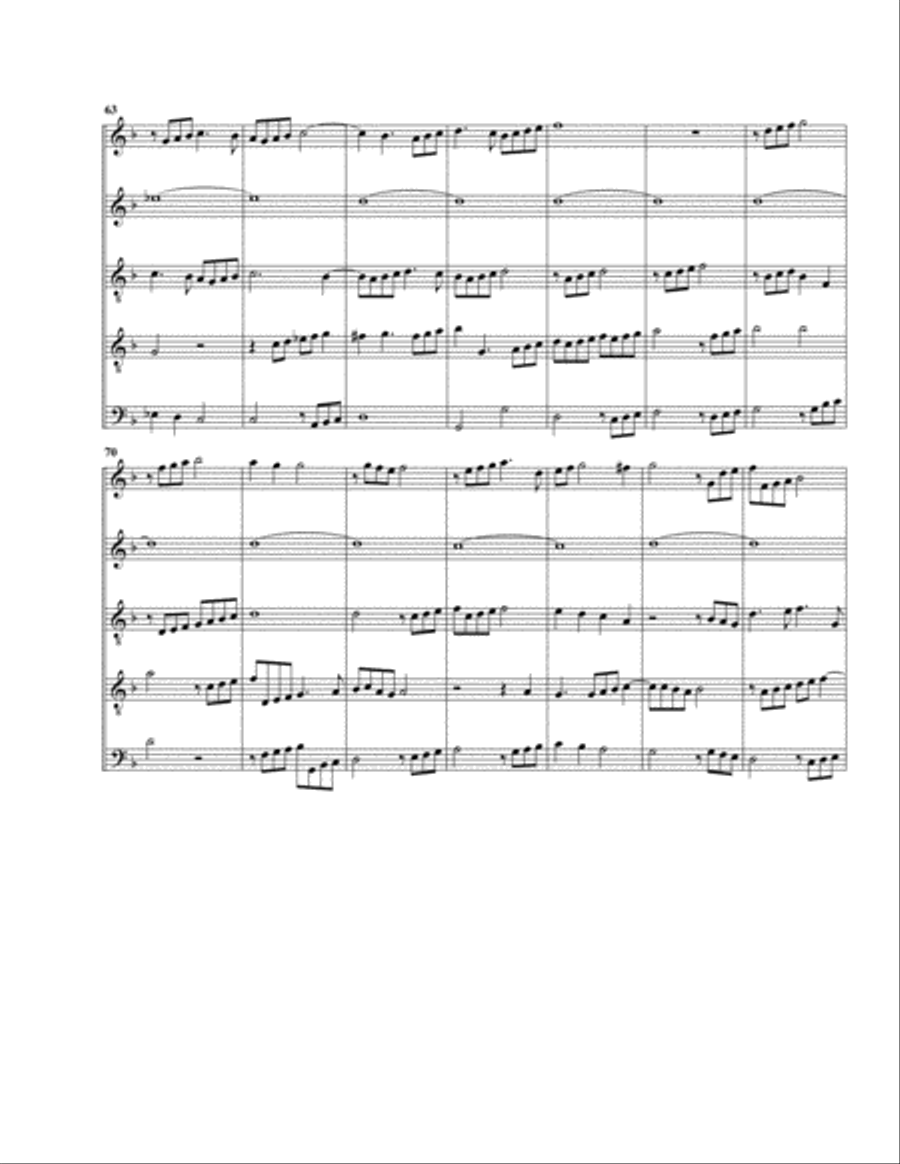 In Nomine no.2 a5 (arrangement for 5 recorders) Recorder scores gallery preview page 6