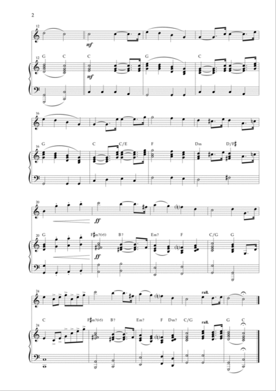 Wedding March - Violin and piano Mendelssohn Violin Solo scores gallery preview page 2
