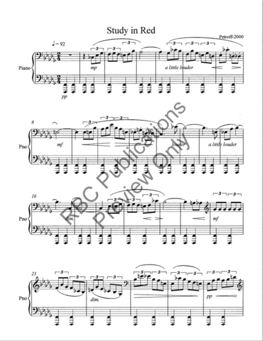 Primary Colors Piano Solo Piano Solo scores gallery preview page 4