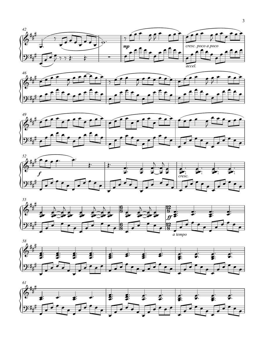 I Give Up Piano Solo scores gallery preview page 3