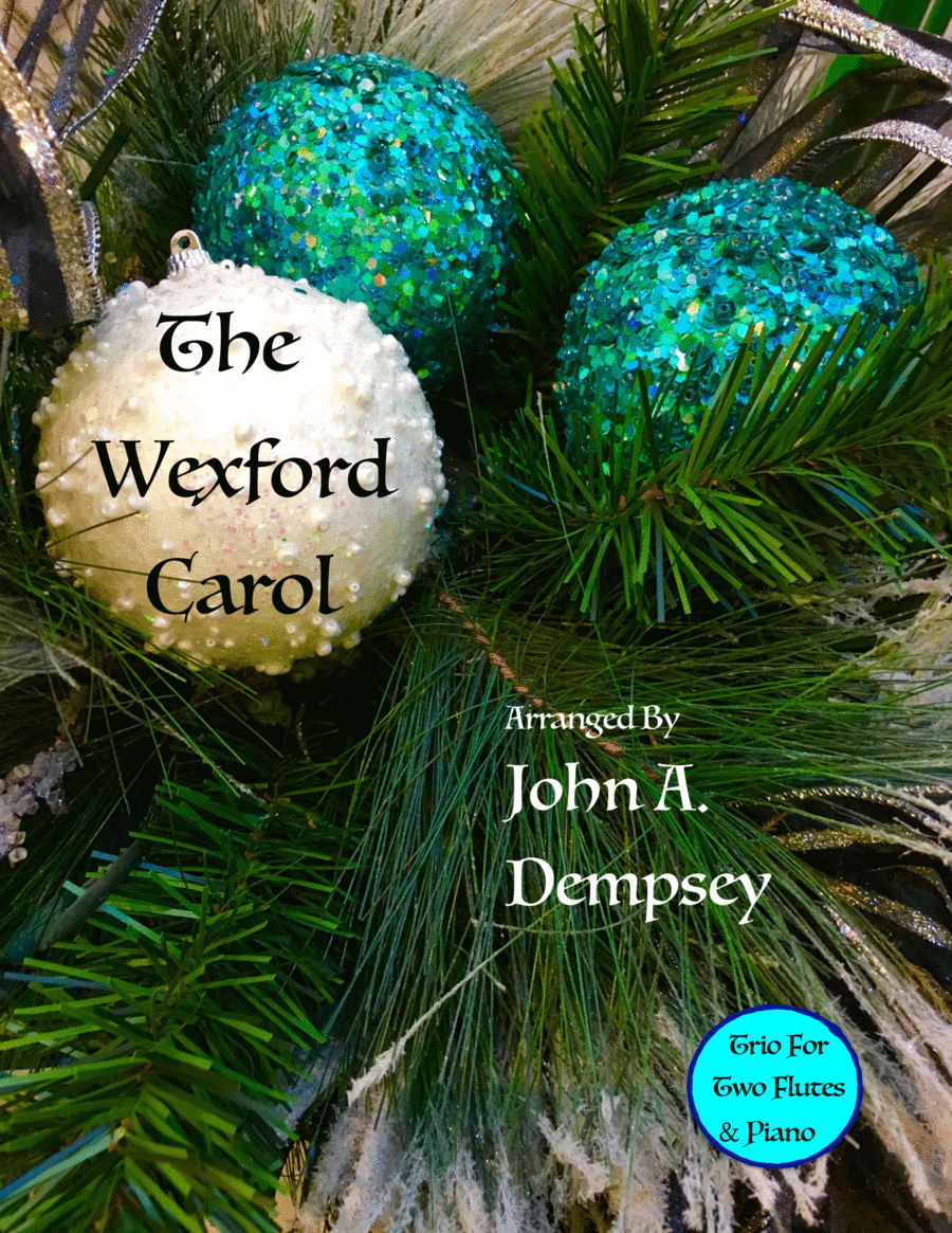 The Wexford Carol (Trio for Two Flutes and Piano) Woodwind Duet scores gallery preview page 1