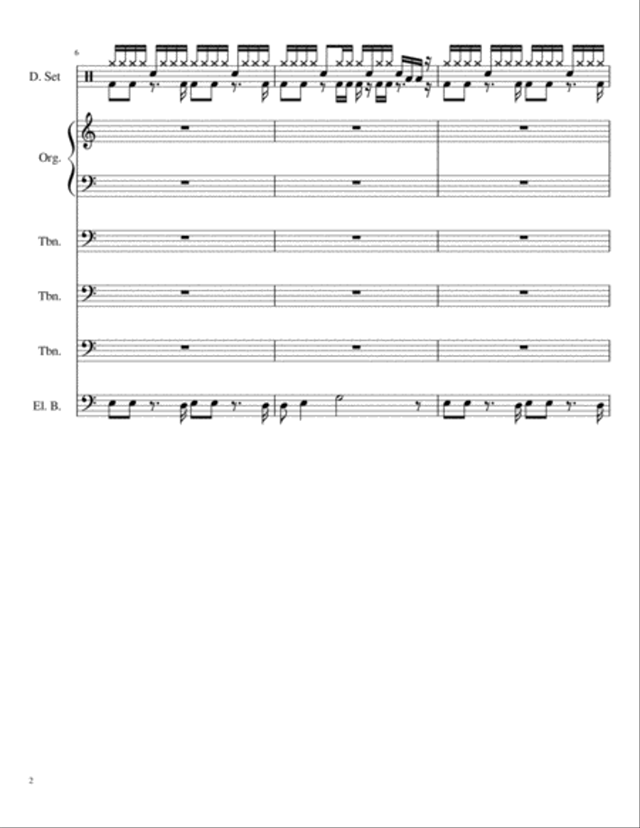Funk Jam Small Ensemble scores gallery preview page 2