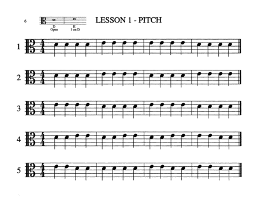 I Can Read Music, Volume 1 Viola Solo scores gallery preview page 4