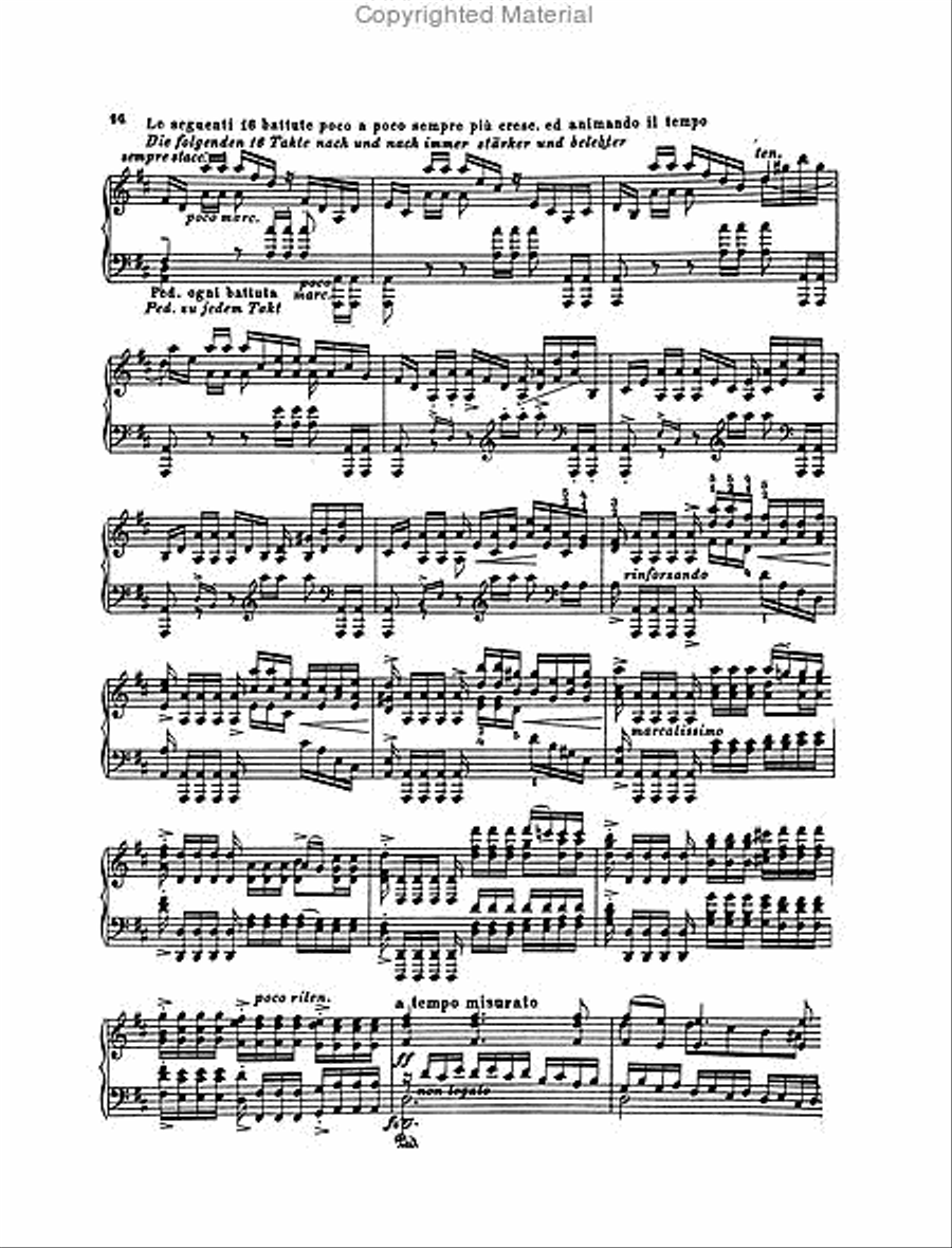 Chaconne from the Partita II in D minor BWV 1004 Piano Solo scores gallery preview page 4