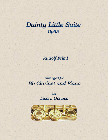 Dainty Little Suite Op35 for Bb Clarinet and Piano image number null