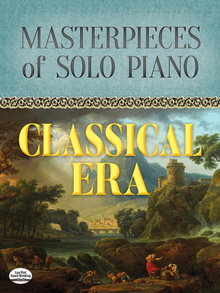 Book cover for Masterpieces of Solo Piano: Classical Era