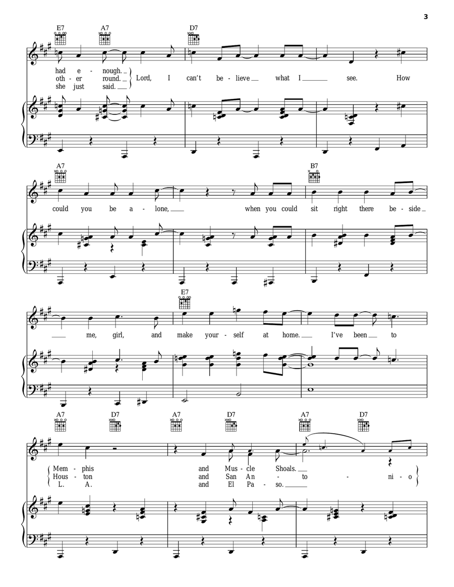 I've Been To Memphis Acoustic Guitar scores gallery preview page 3