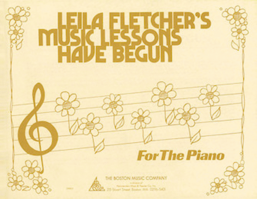 Music Lessons Have Begun Piano Method scores gallery preview page 1