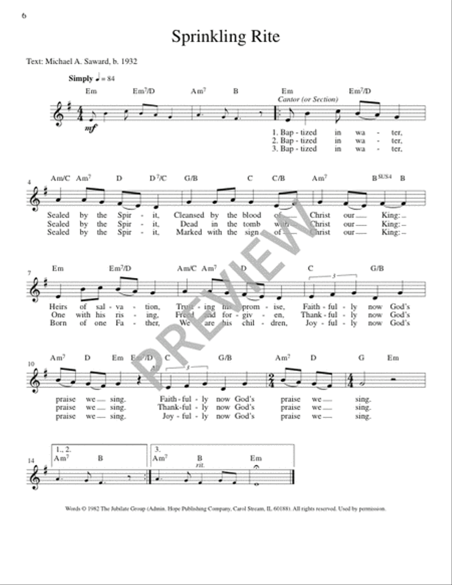 Mass of the Angels and Saints - Guitar edition Guitar scores gallery preview page 7