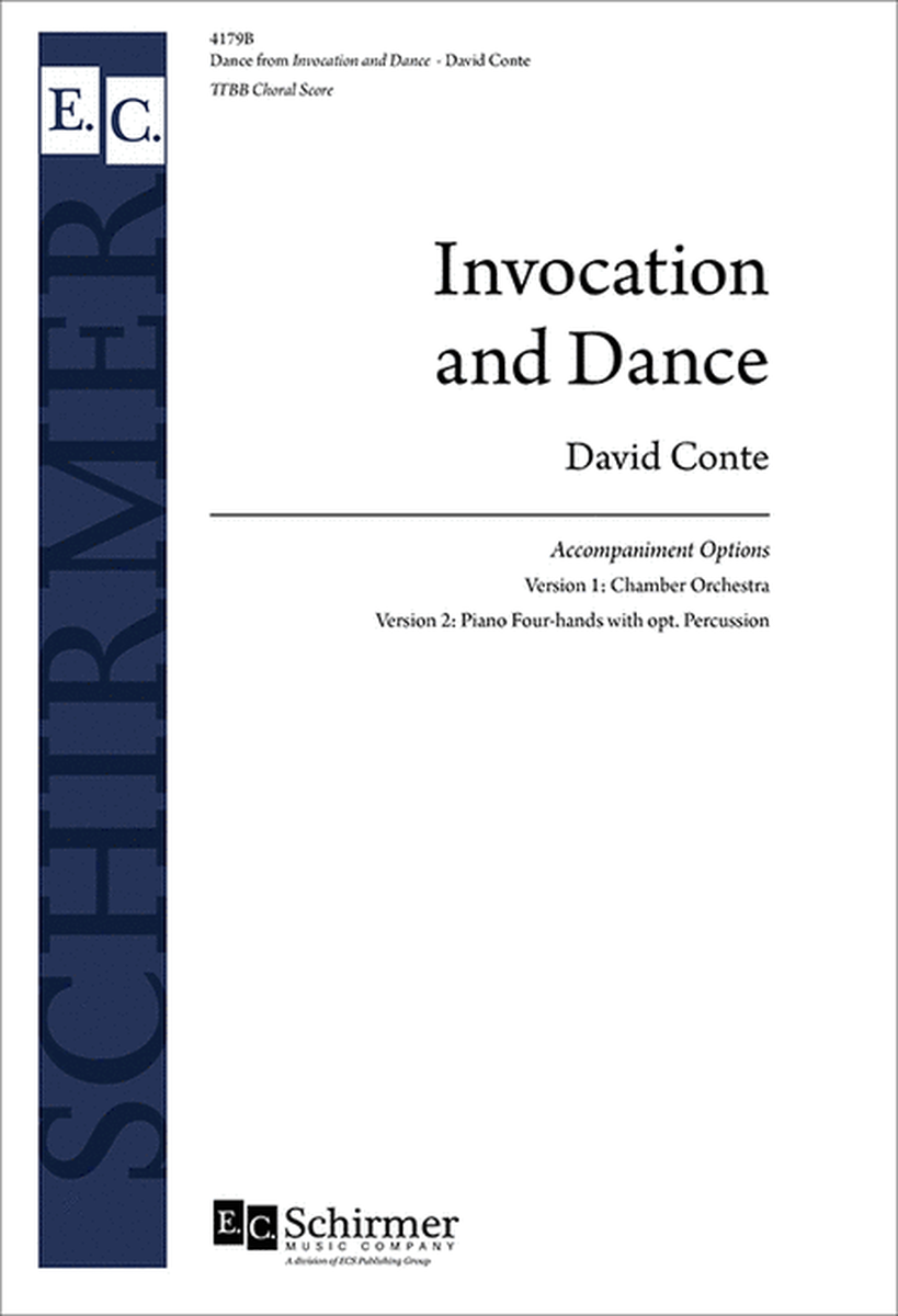 Invocation and Dance (Choral Score) image number null