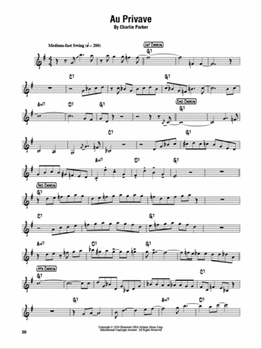 Wynton Marsalis – Omnibook B-Flat Instrument scores gallery preview page 4
