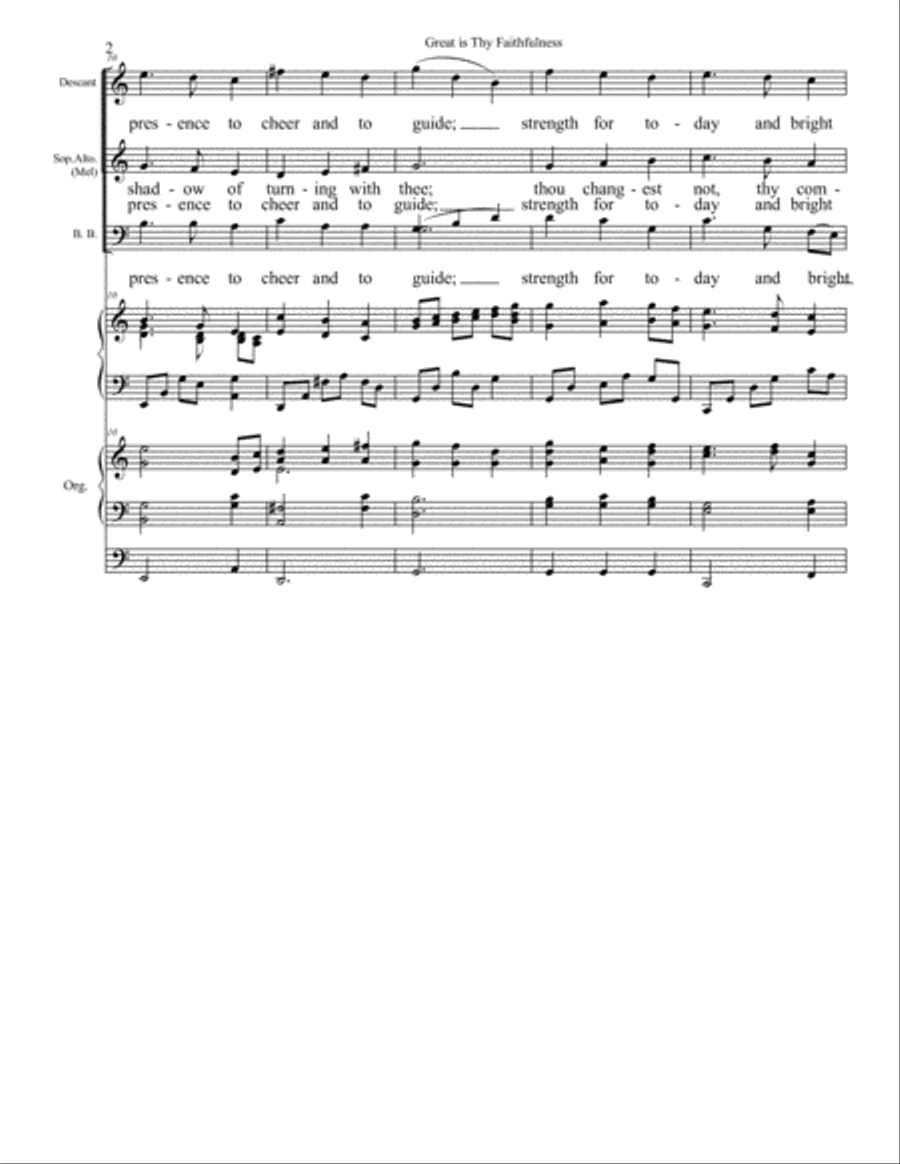 How Great Is Your Faithfulness Voice scores gallery preview page 2