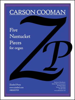 Book cover for Five Nantucket Pieces