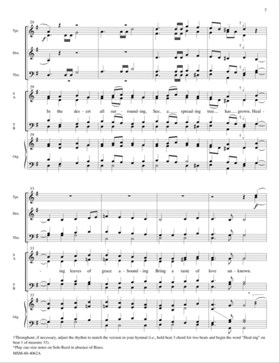 Christ Is Risen! Shout Hosanna! (Full Score) Choir scores gallery preview page 6