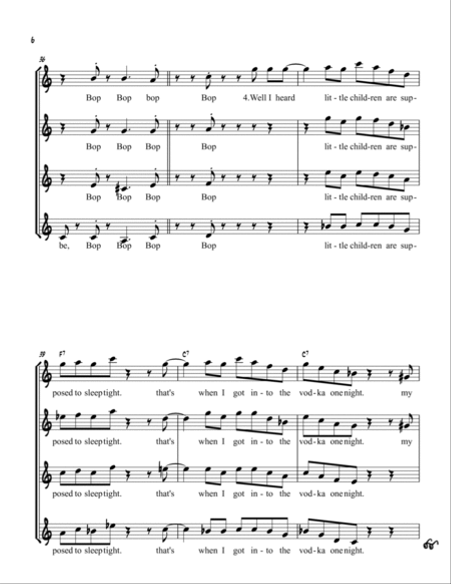 Twisted (lyric Version) Twisted (lyric Version) SSAA scores gallery preview page 6