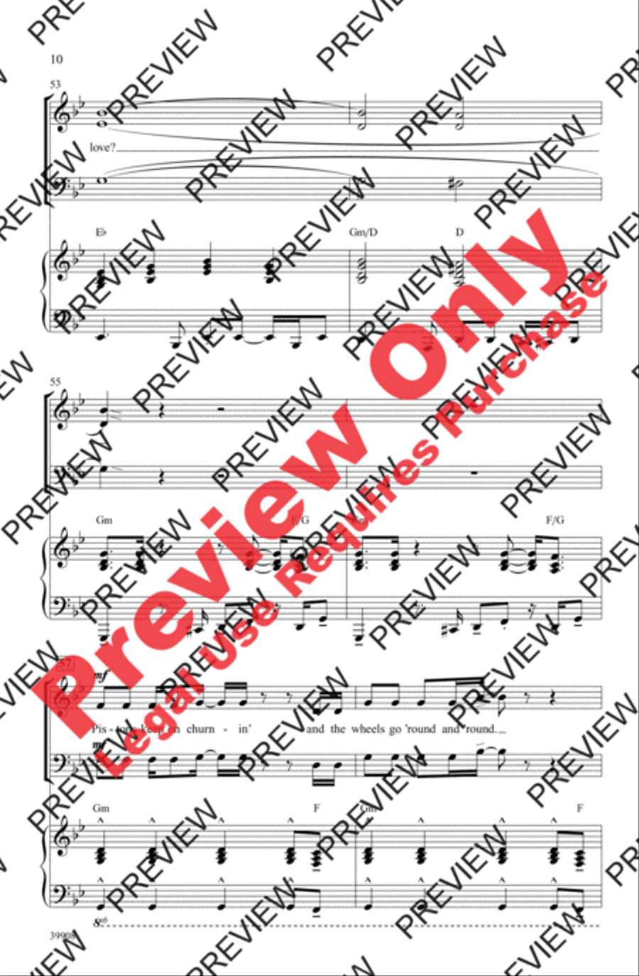 Long Train Runnin' Long Train Runnin' 3-Part scores gallery preview page 10